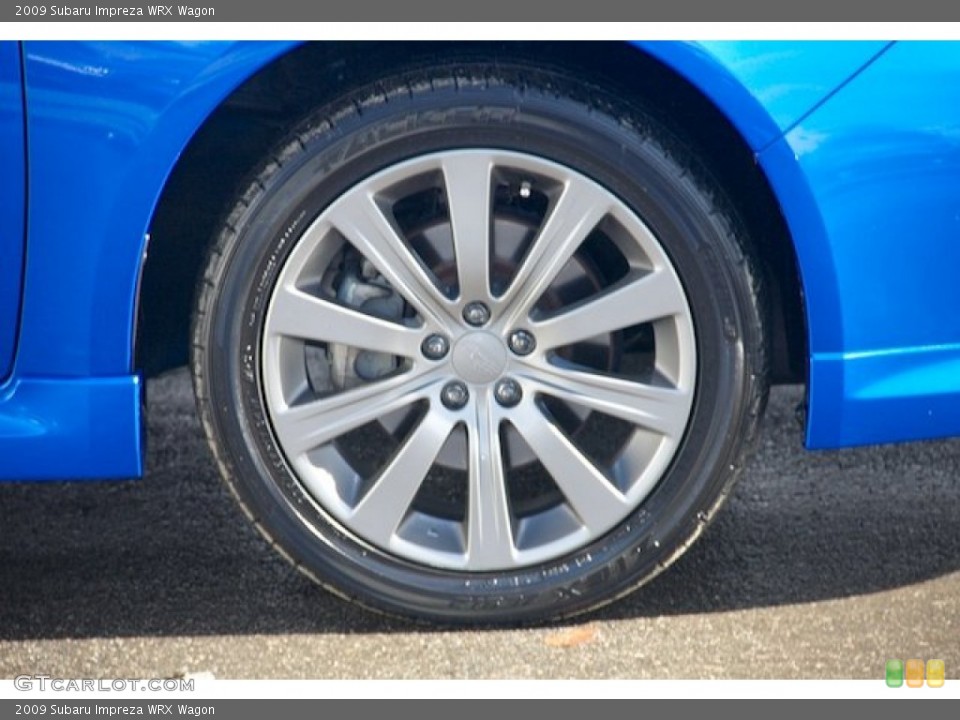 2009 Subaru Impreza WRX Wagon Wheel and Tire Photo #76247108