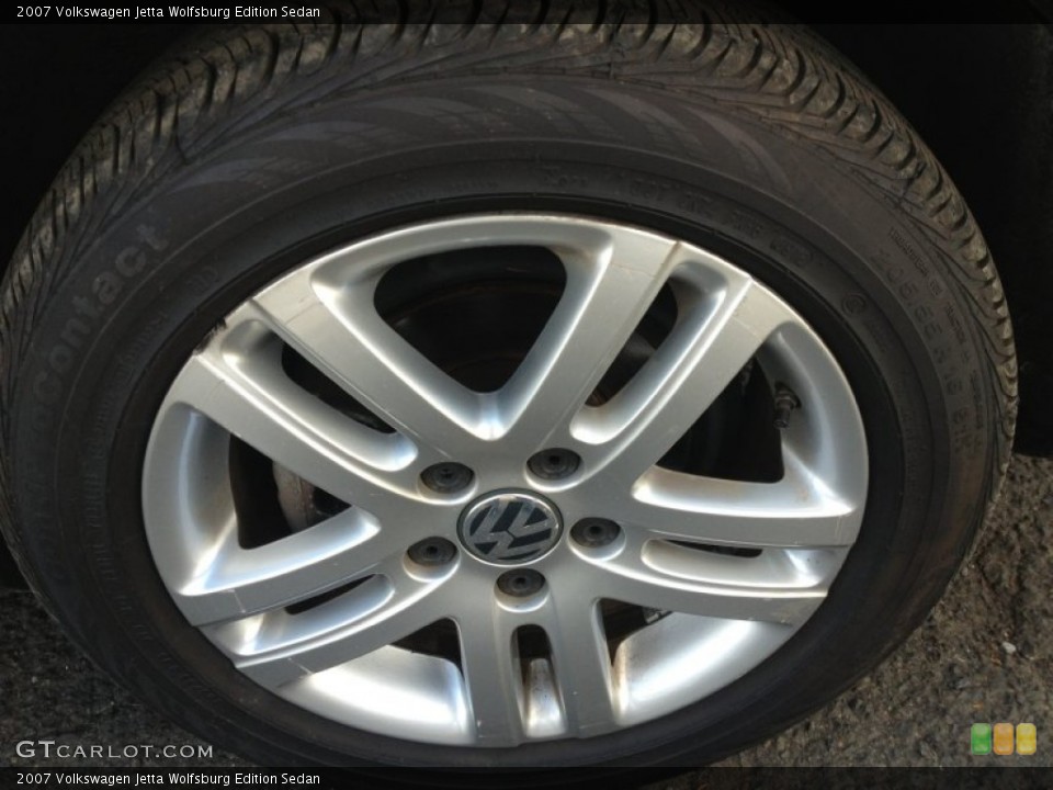 2007 Volkswagen Jetta Wolfsburg Edition Sedan Wheel and Tire Photo #76248131