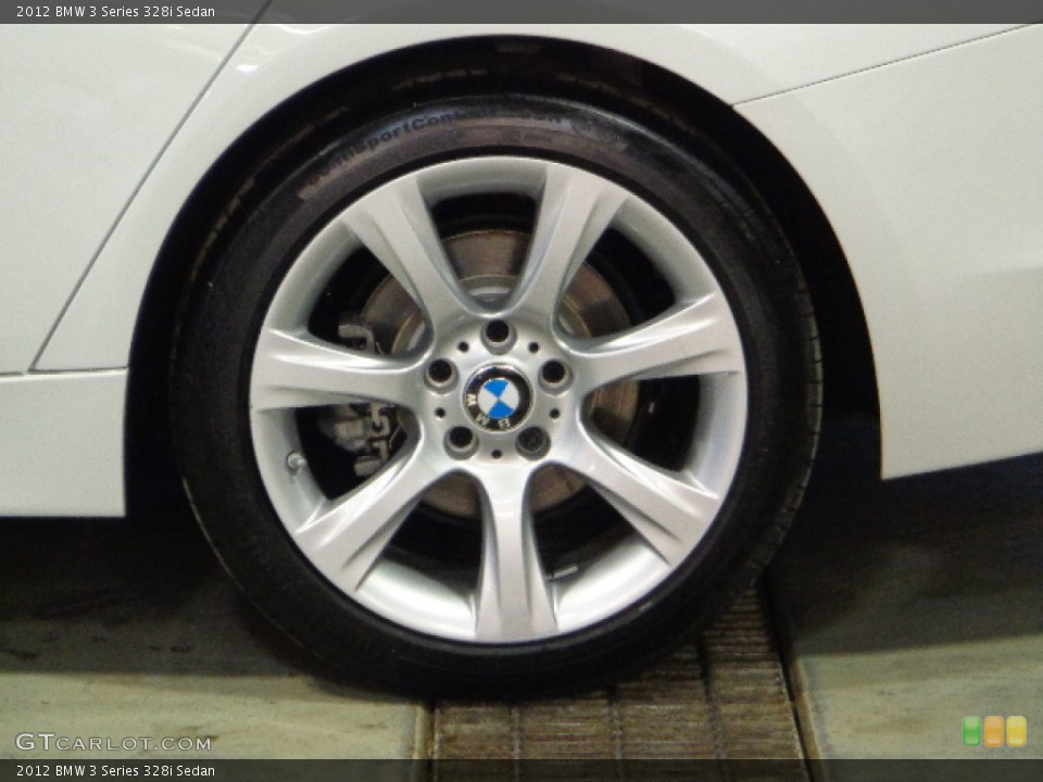 2012 BMW 3 Series 328i Sedan Wheel and Tire Photo #76252271