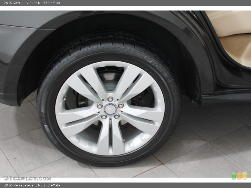 2010 Mercedes-Benz ML 350 4Matic Wheel and Tire Photo #76253600