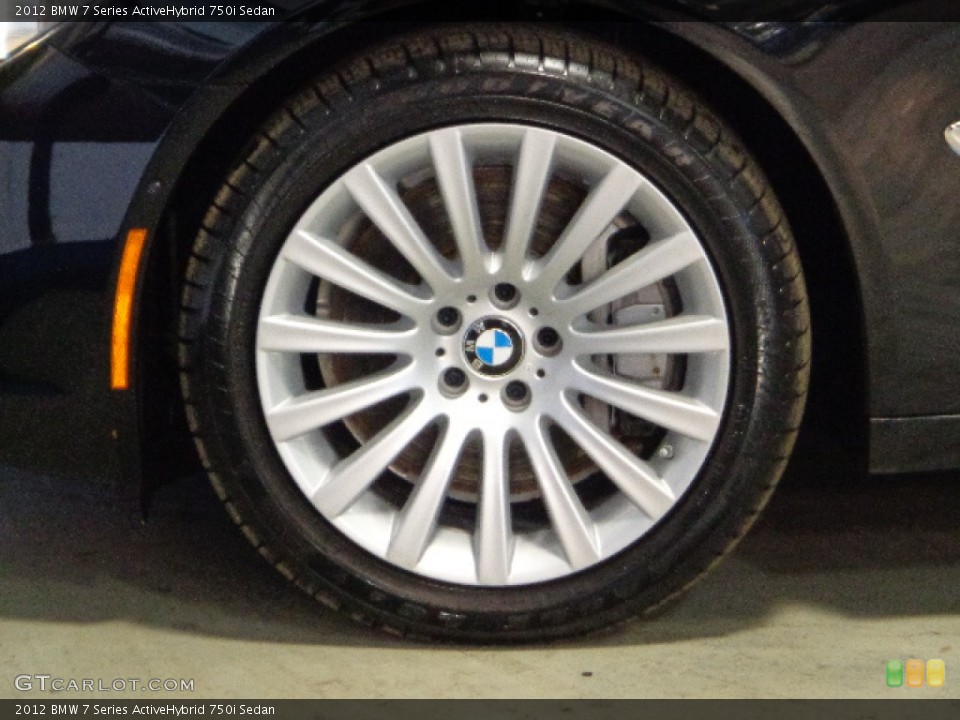 2012 BMW 7 Series ActiveHybrid 750i Sedan Wheel and Tire Photo #76262204