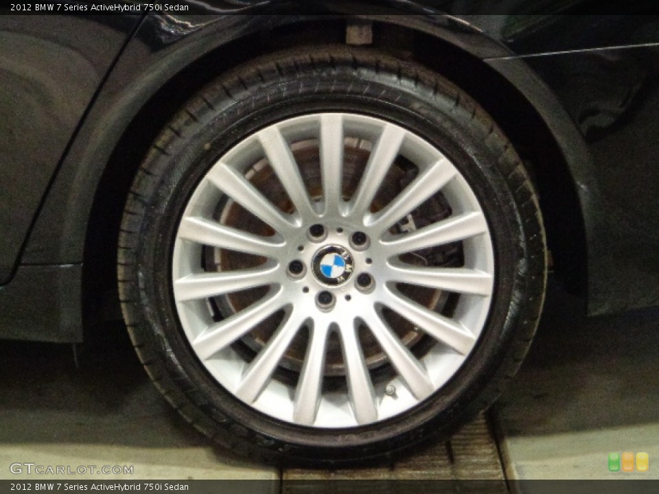 2012 BMW 7 Series ActiveHybrid 750i Sedan Wheel and Tire Photo #76262219