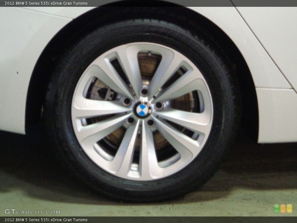 2012 BMW 5 Series 535i xDrive Gran Turismo Wheel and Tire Photo #76264519