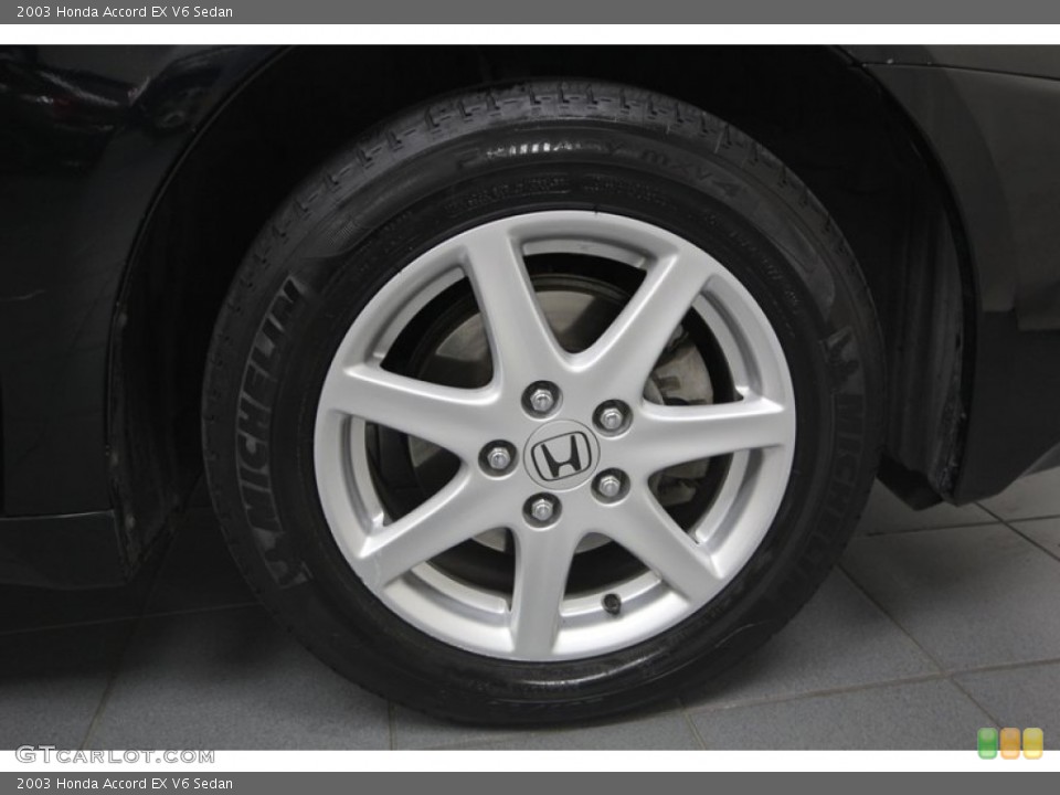 2003 Honda Accord EX V6 Sedan Wheel and Tire Photo #76270697