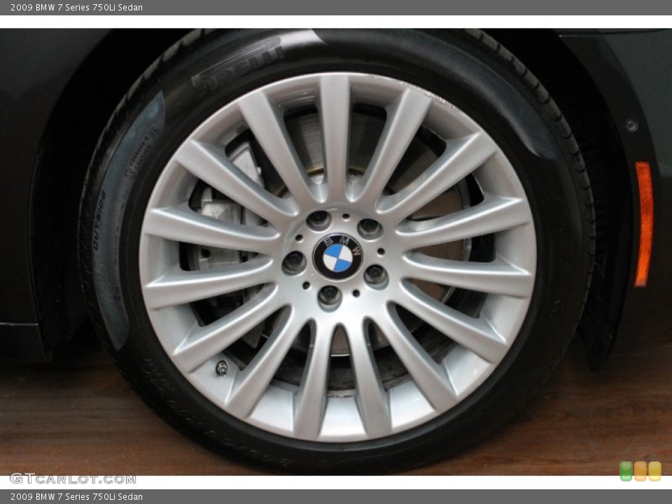 2009 BMW 7 Series 750Li Sedan Wheel and Tire Photo #76276967