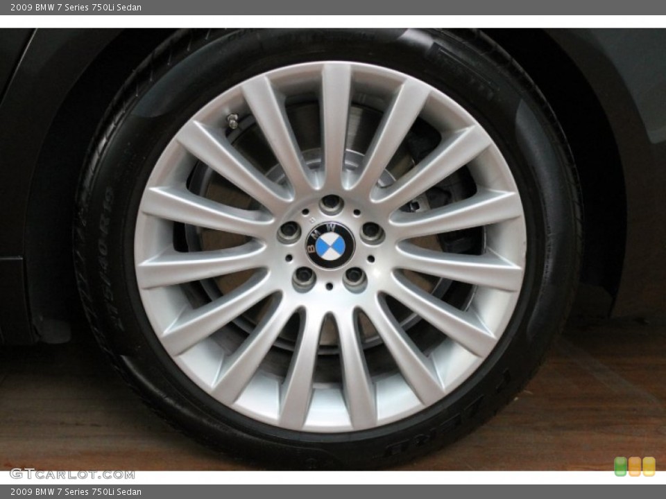 2009 BMW 7 Series 750Li Sedan Wheel and Tire Photo #76276970