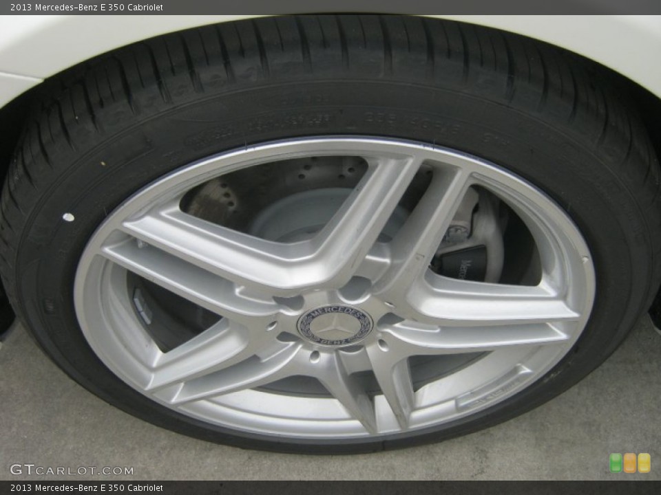 2013 Mercedes-Benz E 350 Cabriolet Wheel and Tire Photo #76279907