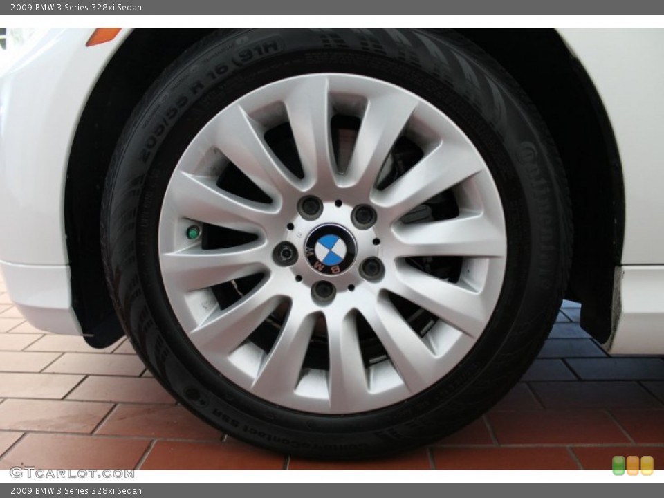 2009 BMW 3 Series 328xi Sedan Wheel and Tire Photo #76282228