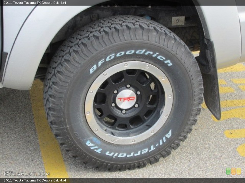 2011 Toyota Tacoma TX Double Cab 4x4 Wheel and Tire Photo #76289129