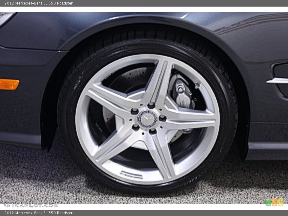 2012 Mercedes-Benz SL 550 Roadster Wheel and Tire Photo #76294737