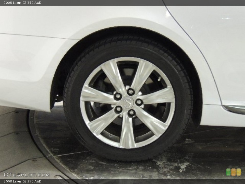 2008 Lexus GS 350 AWD Wheel and Tire Photo #76295132