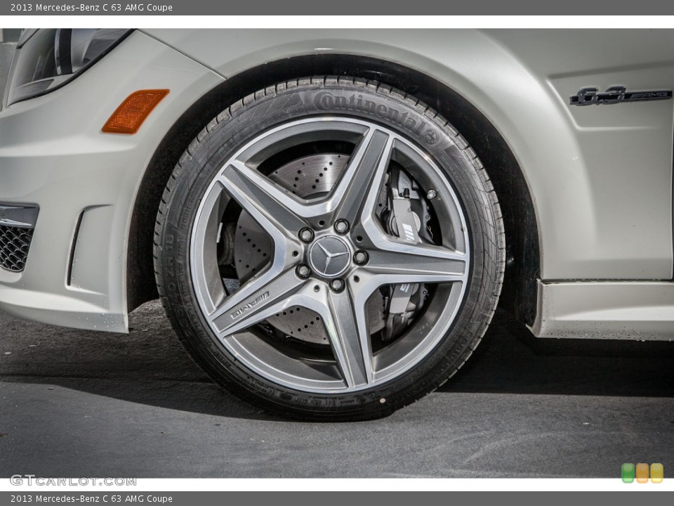 2013 Mercedes-Benz C 63 AMG Coupe Wheel and Tire Photo #76296574