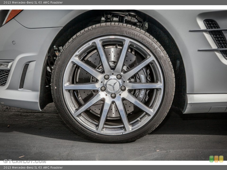 2013 Mercedes-Benz SL 63 AMG Roadster Wheel and Tire Photo #76296850