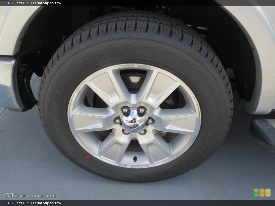 2013 Ford F150 Lariat SuperCrew Wheel and Tire Photo #76297786