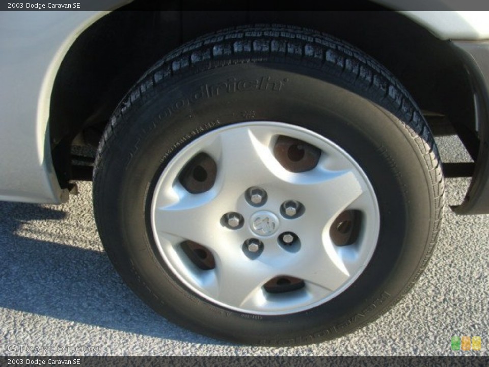 2003 Dodge Caravan SE Wheel and Tire Photo #76299034