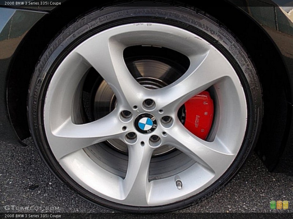 2008 BMW 3 Series 335i Coupe Wheel and Tire Photo #76300966