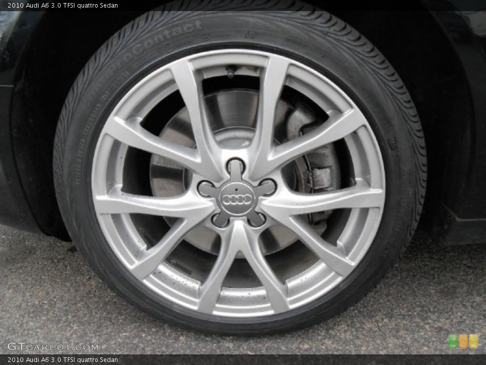 2010 Audi A6 3.0 TFSI quattro Sedan Wheel and Tire Photo #76302896