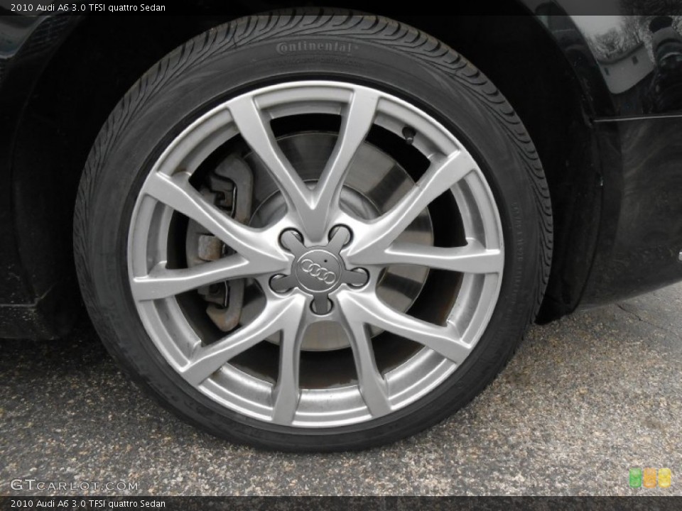 2010 Audi A6 3.0 TFSI quattro Sedan Wheel and Tire Photo #76302953