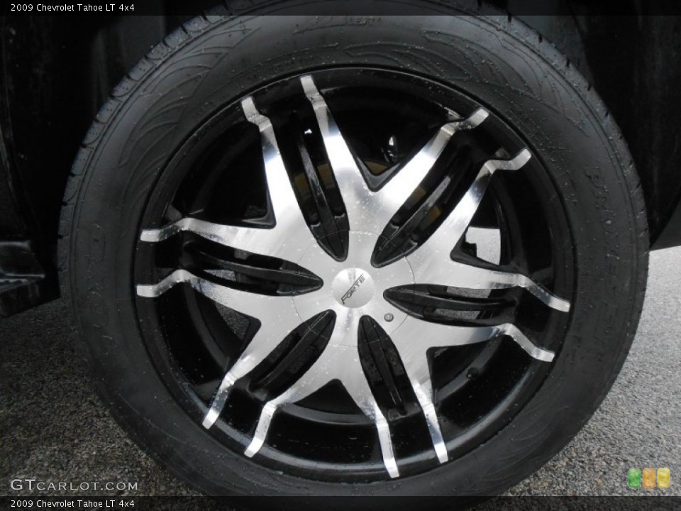 2009 Chevrolet Tahoe Custom Wheel and Tire Photo #76305389