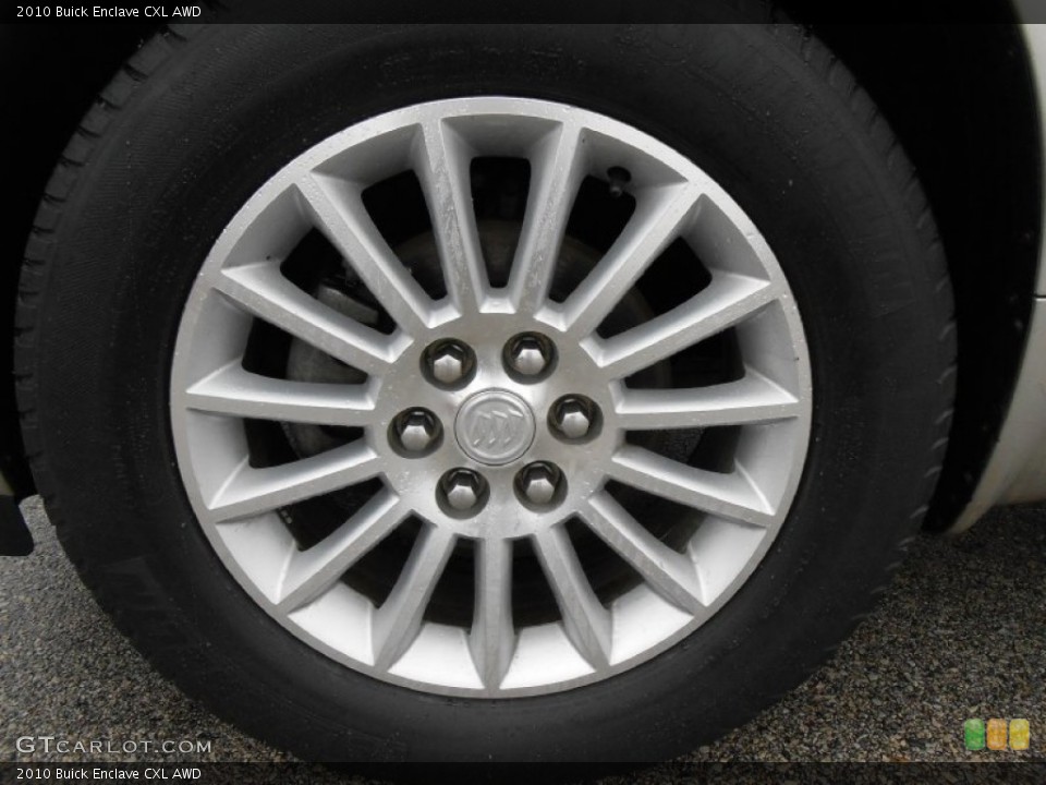 2010 Buick Enclave CXL AWD Wheel and Tire Photo #76305944