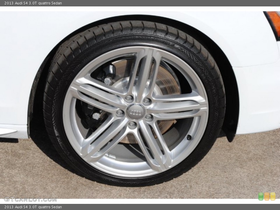 2013 Audi S4 3.0T quattro Sedan Wheel and Tire Photo #76306274