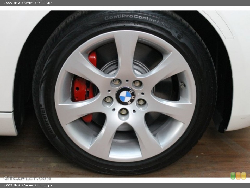 2009 BMW 3 Series 335i Coupe Wheel and Tire Photo #76306418