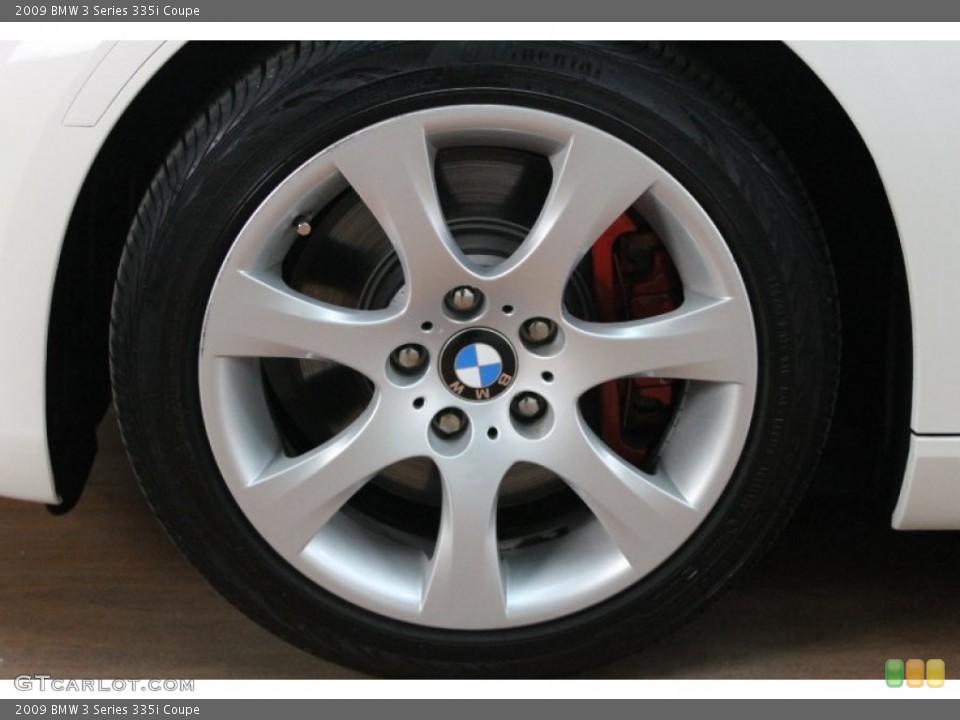2009 BMW 3 Series 335i Coupe Wheel and Tire Photo #76306436