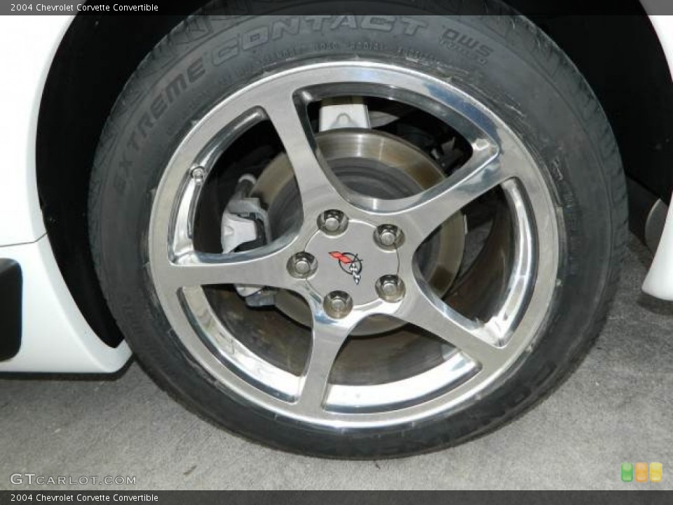 2004 Chevrolet Corvette Convertible Wheel and Tire Photo #76307804