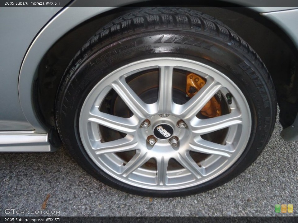 2005 Subaru Impreza WRX STi Wheel and Tire Photo #76309186