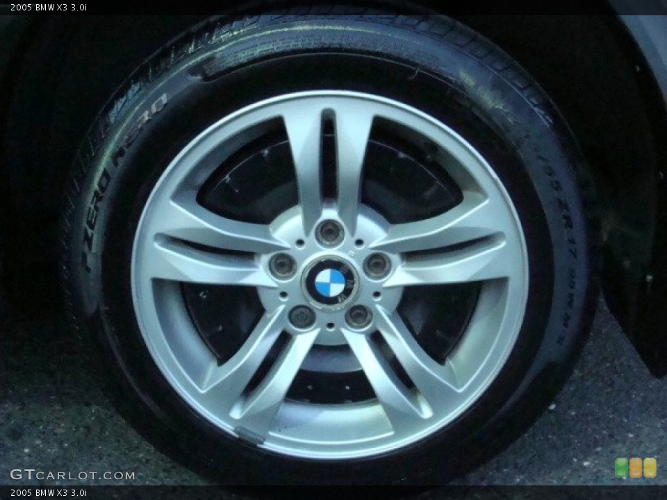 2005 BMW X3 3.0i Wheel and Tire Photo #76310702