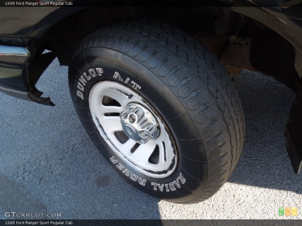 1998 Ford Ranger Sport Regular Cab Wheel and Tire Photo #76314687