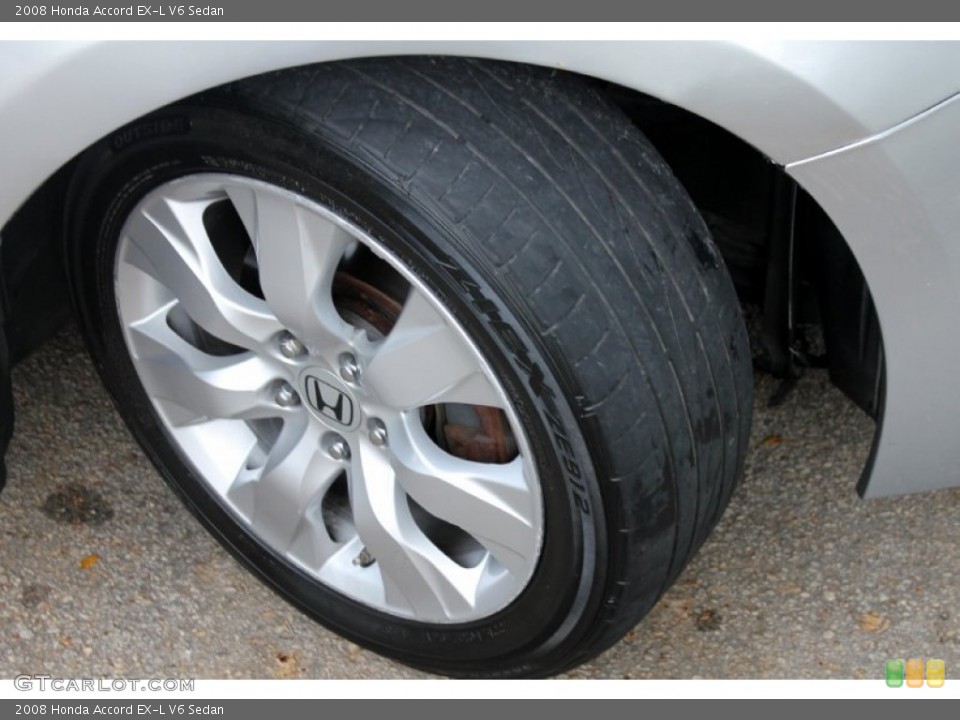 2008 Honda Accord EX-L V6 Sedan Wheel and Tire Photo #76315407