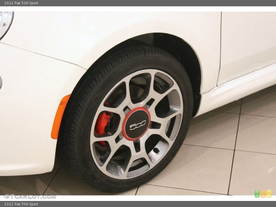 2012 Fiat 500 Sport Wheel and Tire Photo #76316924