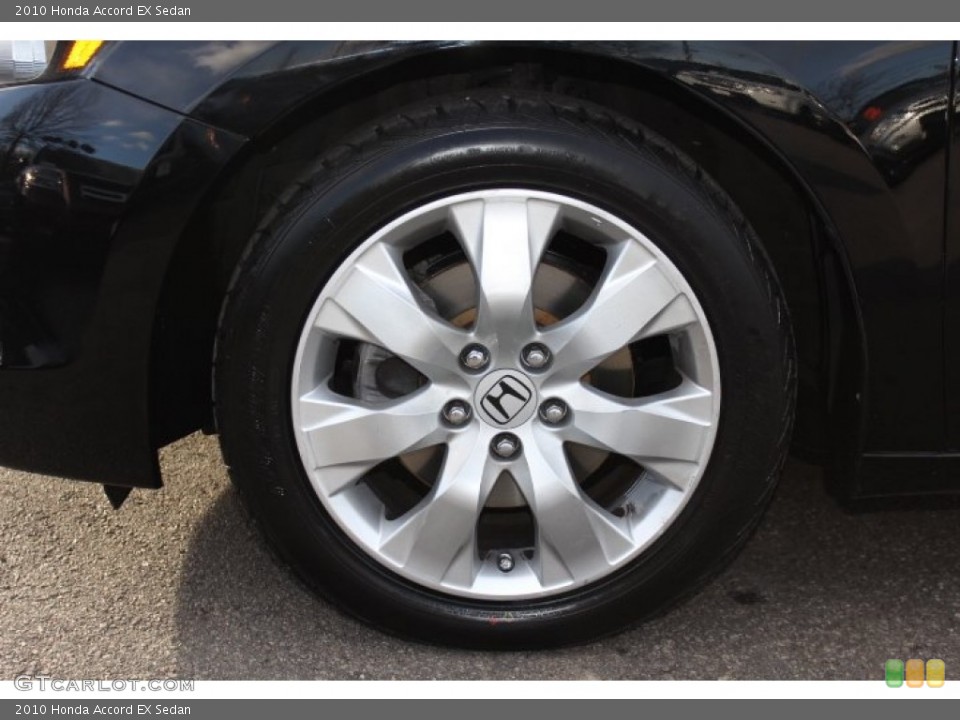 2010 Honda Accord EX Sedan Wheel and Tire Photo #76318862