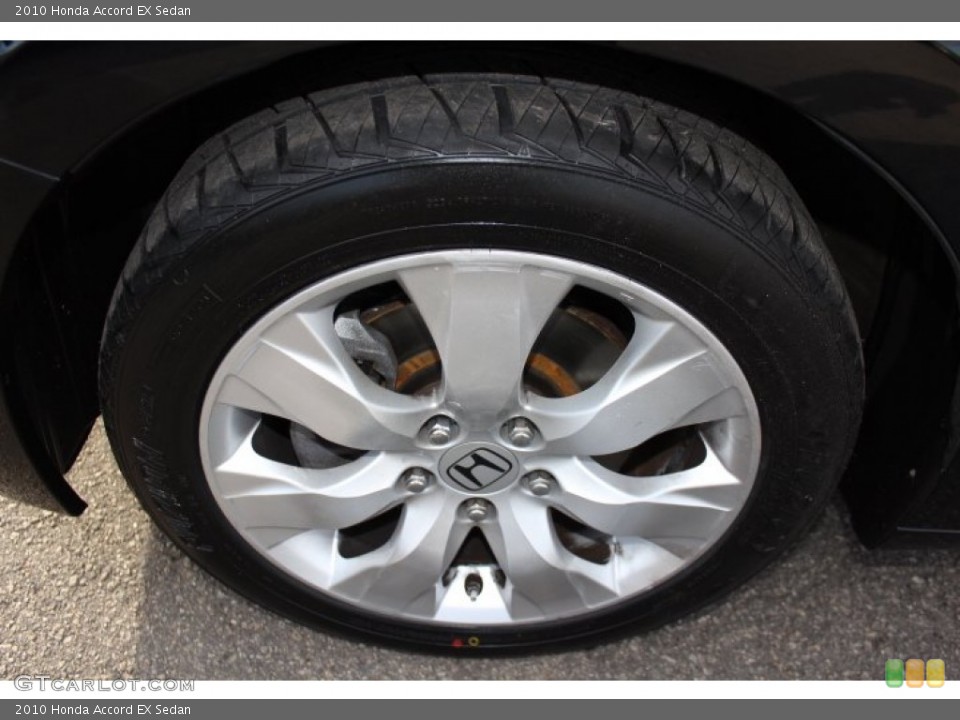 2010 Honda Accord EX Sedan Wheel and Tire Photo #76318889
