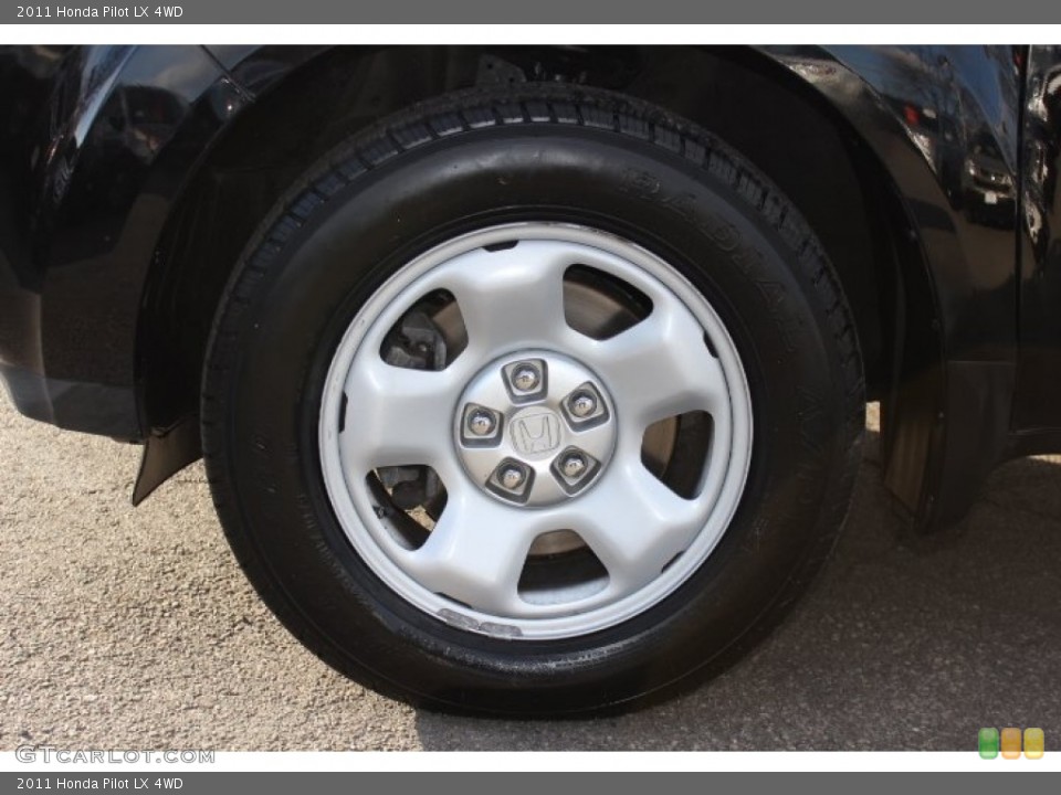 2011 Honda Pilot LX 4WD Wheel and Tire Photo #76320824