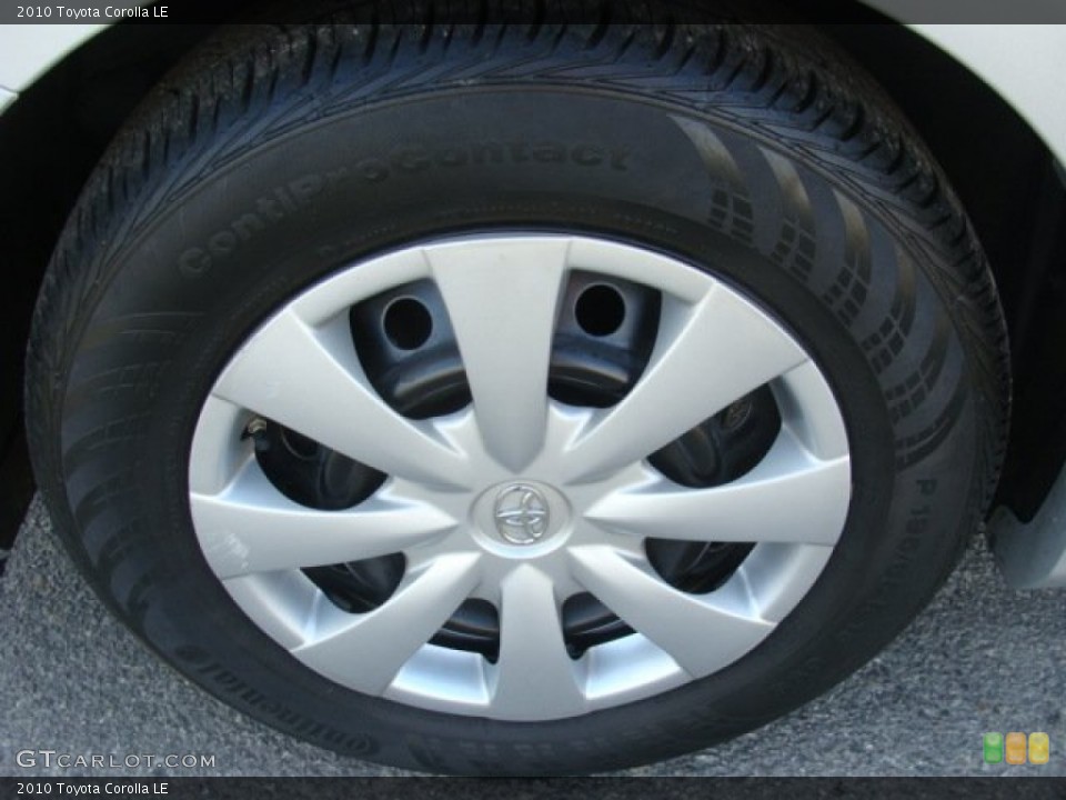 2010 Toyota Corolla LE Wheel and Tire Photo #76320973