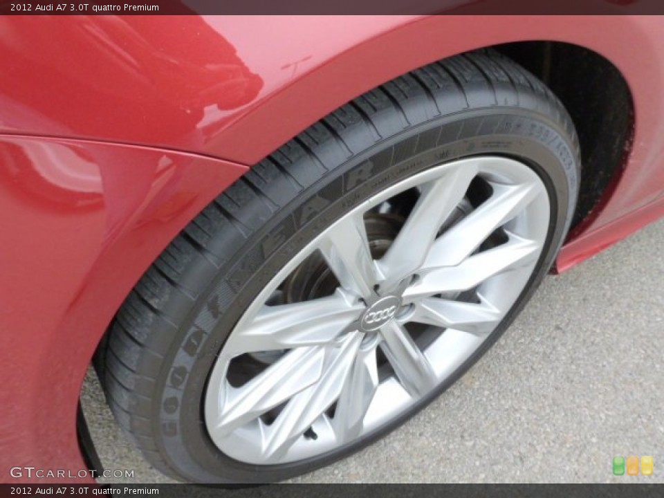 2012 Audi A7 3.0T quattro Premium Wheel and Tire Photo #76322900
