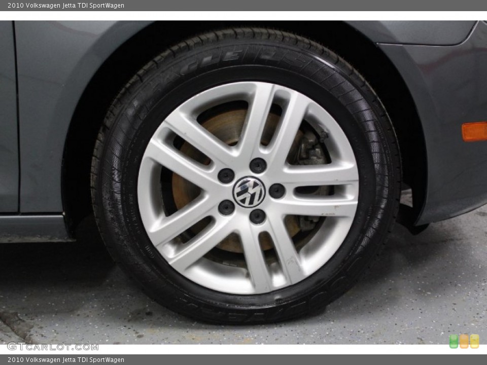 2010 Volkswagen Jetta TDI SportWagen Wheel and Tire Photo #76324208