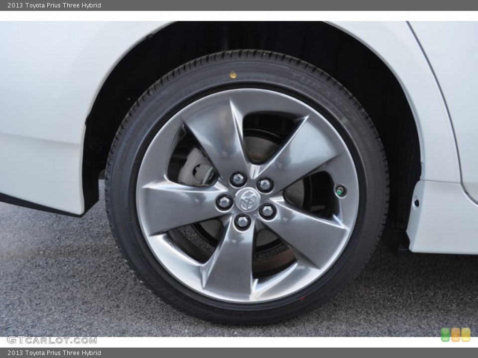 2013 Toyota Prius Three Hybrid Wheel and Tire Photo #76325594
