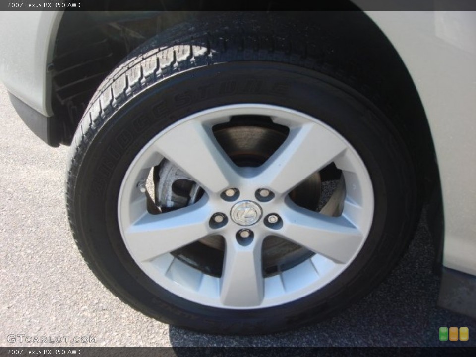 2007 Lexus RX 350 AWD Wheel and Tire Photo #76327250