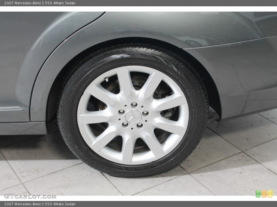 2007 Mercedes-Benz S 550 4Matic Sedan Wheel and Tire Photo #76328324