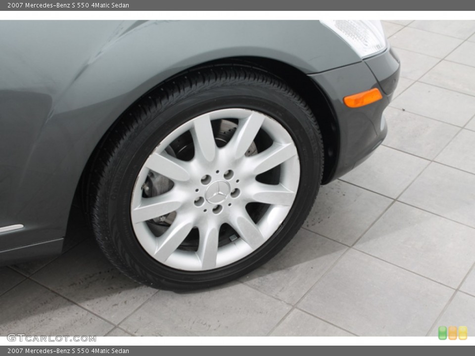 2007 Mercedes-Benz S 550 4Matic Sedan Wheel and Tire Photo #76328338