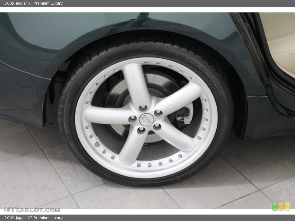 2009 Jaguar XF Premium Luxury Wheel and Tire Photo #76330100