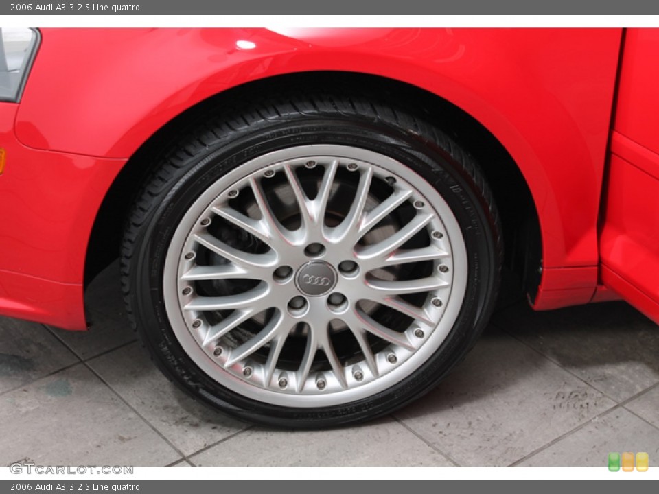 2006 Audi A3 3.2 S Line quattro Wheel and Tire Photo #76330469