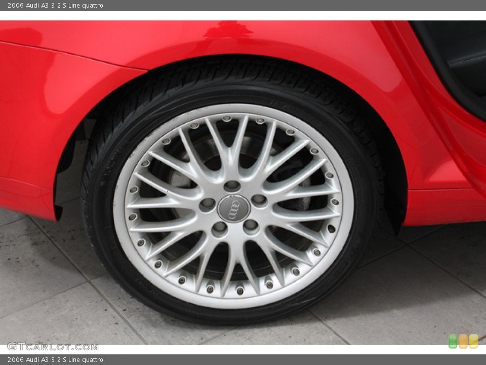 2006 Audi A3 3.2 S Line quattro Wheel and Tire Photo #76330472
