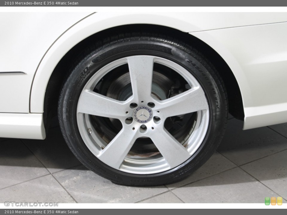 2010 Mercedes-Benz E 350 4Matic Sedan Wheel and Tire Photo #76330802