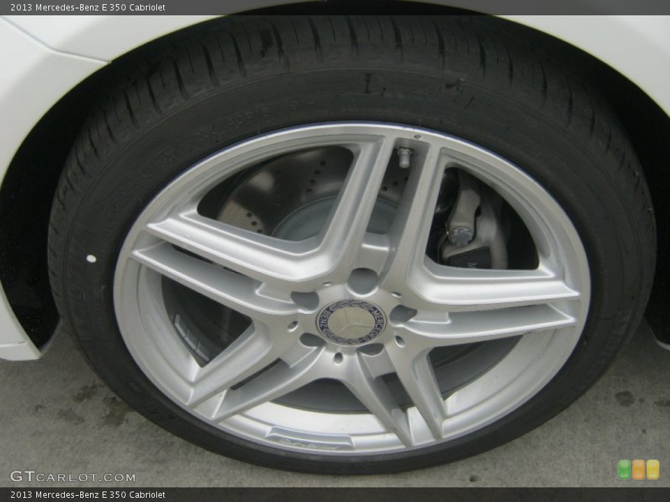 2013 Mercedes-Benz E 350 Cabriolet Wheel and Tire Photo #76331843