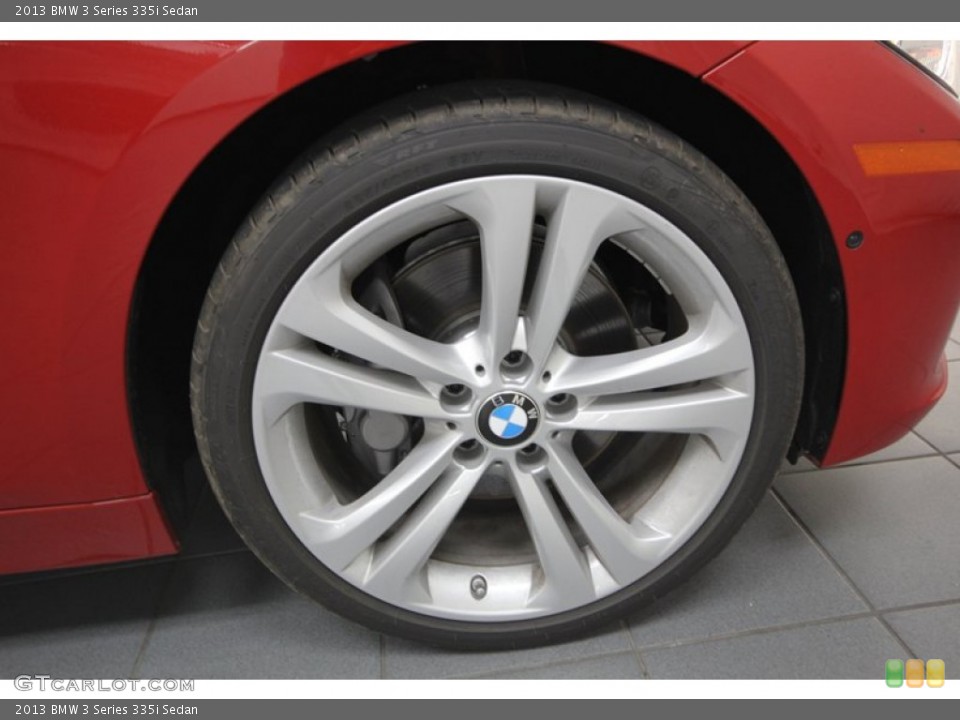 2013 BMW 3 Series 335i Sedan Wheel and Tire Photo #76333907
