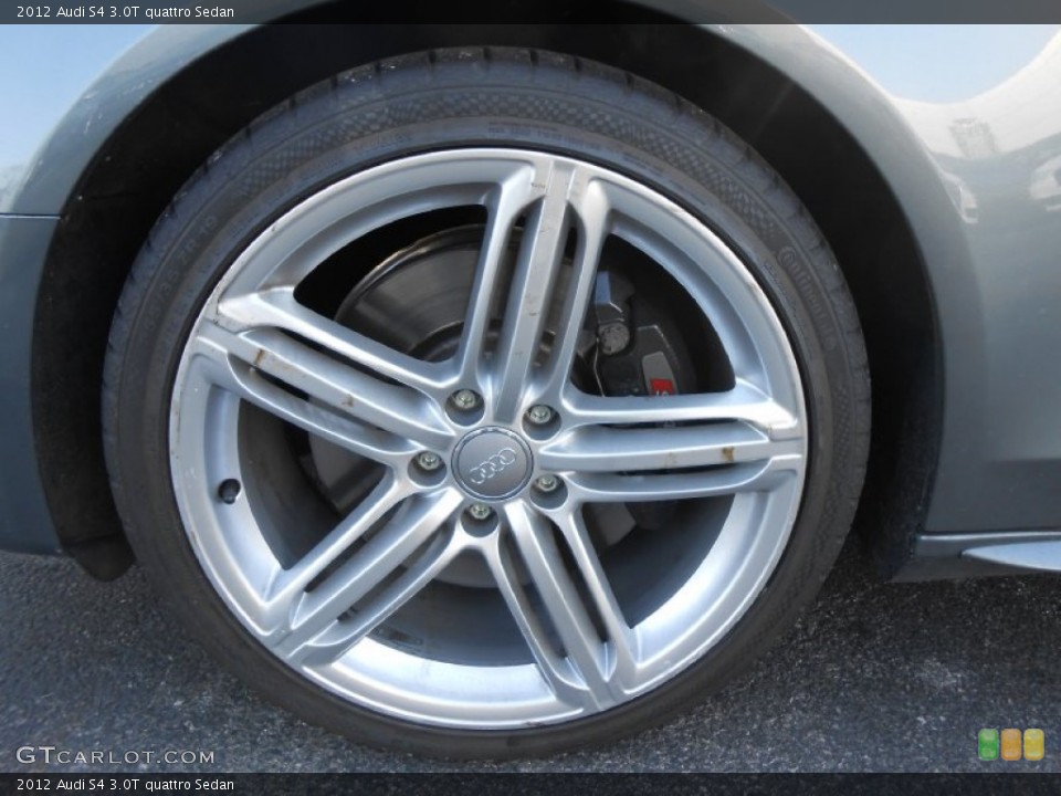 2012 Audi S4 3.0T quattro Sedan Wheel and Tire Photo #76334875